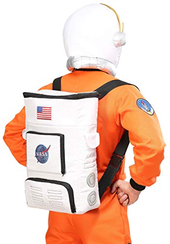 Fun Costumes Adult Astronaut Backpack Standard White