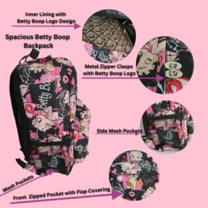 Betty Boop Microfiber Large Backpack - BN91516C#CT1