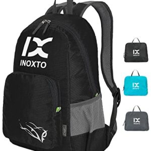 INOXTO 20L Lightweight Hiking Backpack Small Foldable Hiking Daypack for Outdoor Hiking Travel Camping ， Packable Travel Backpack for Women Men