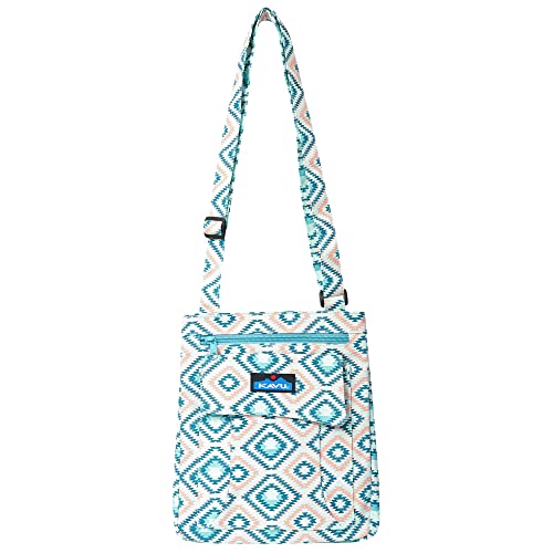 KAVU Keeper Semi Padded Sling Canvas Crossbody Bag - Sunset Diamond