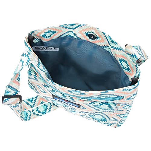 KAVU Keeper Semi Padded Sling Canvas Crossbody Bag - Sunset Diamond