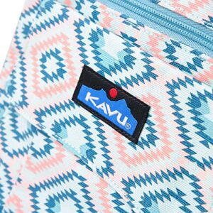 KAVU Keeper Semi Padded Sling Canvas Crossbody Bag - Sunset Diamond