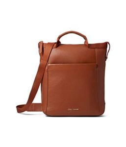 cole haan grand ambition small convertible solid backpack british tan one size