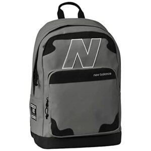 concept one new balance laptop backpack, legacy travel bag for men and women, grey, one size