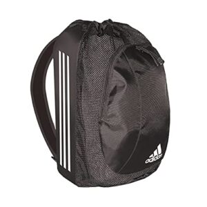 adidas boys’ drawstring, black, one size