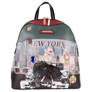 nicole lee success in new york embellished medium backpack – success in new york