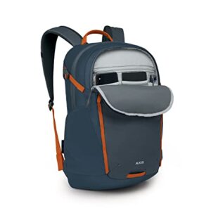 Osprey Axis Laptop Backpack, Tungsten Grey/Muted Space Blue