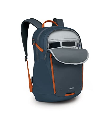 Osprey Axis Laptop Backpack, Tungsten Grey/Muted Space Blue