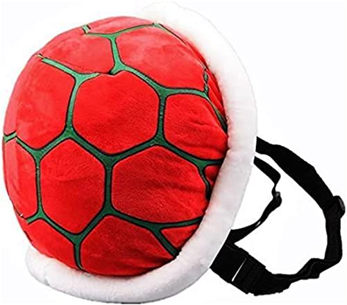 WYIKE Casual Animal Backpack Turtle Shell Backpack Cartoon Plush Small Backpack (Red)