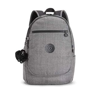 kipling backpack, grey (cotton grey)