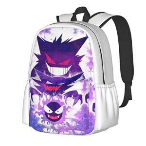 cute backpack school shoulder bag laptop bag backpack for teen boys, anime backpack casual daypack for travel