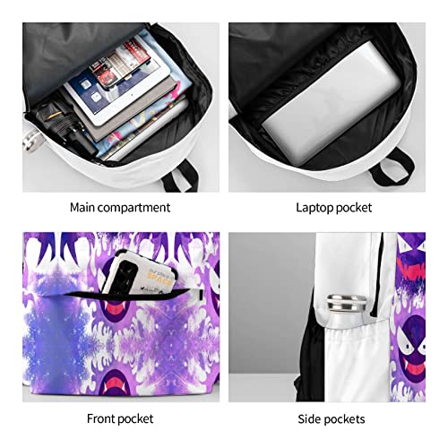 Cute Backpack School Shoulder Bag Laptop Bag Backpack for Teen Boys, Anime Backpack Casual Daypack for Travel