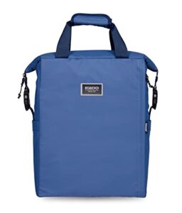igloo south coast blue frost snapdown 24-can backpack
