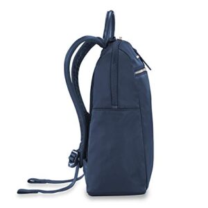 Briggs & Riley Rhapsody-Slim Backpack, Navy, One Size