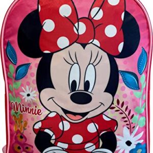 Ruz Minnie Mouse 15" School Bag Backpack (Red-Pink)