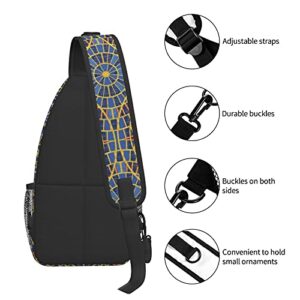 Marriott Carpet Chest Bag Crossbody Sling Backpack Unisex Sling Bag,Adjustable,Comfortable And Light