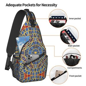 Marriott Carpet Chest Bag Crossbody Sling Backpack Unisex Sling Bag,Adjustable,Comfortable And Light