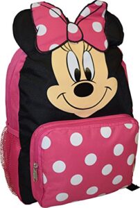 minnie mouse big face 14″ school bag backpack