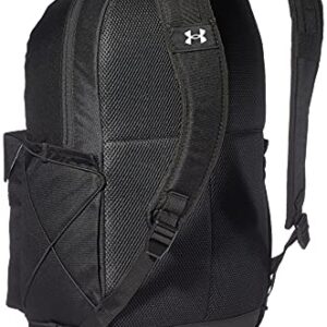 Under Armour Adult Gametime Backpack, Black (001)/White, One Size Fits All