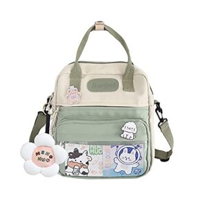 sunny fanny ou cute backpacks. japanese anime kawaii backpack school functional travel waterproof bookbag laptop bag…