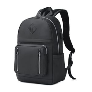 Joymoze Waterproof Stylish Girl Backpack Cute Laptop Backpack for Women Black
