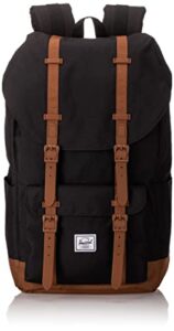 herschel supply backpack, black, 49 (a) x 28,50 (l) x 18 (p) cm