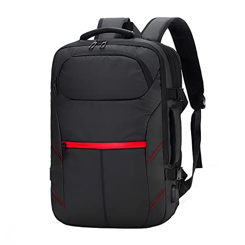 Men's Waterproof USB Charging Male Laptop Casual Travel Bag, 36-55L Flight Approved Carry on Backpack, Allow 15.6'' Laptop (1pcs)