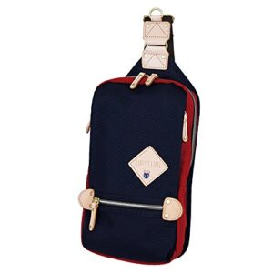 harvest label two-tone sling pack – navy/red