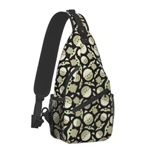 unisex anime crossbody sling backpack single shoulder bag casual daypack travel hiking chest bag purses for women men’s yod1