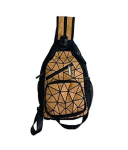 cork sling bag chest shoulder backpack fanny pack crossbody bags for men messenger bag eco friendly gift sustainable vegan lightweight