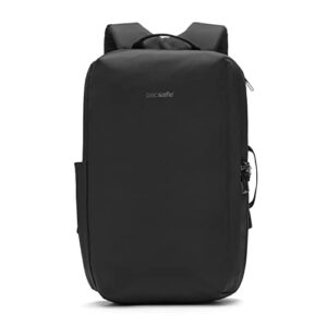 pacsafe metrosafe x anti theft 16-inch commuter backpack, black