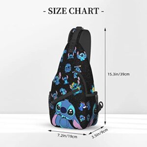 AIDEUX Sling Bag Crossbody Sling Backpack Chest Bag Daypack Purses Shoulder Bag For Women Men Travel Hiking