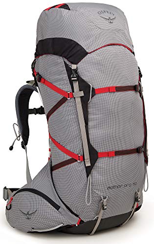 Osprey Aether Pro 70 Men's Backpacking Backpack, Kepler Grey, Medium