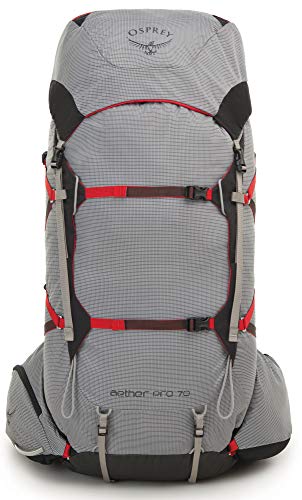 Osprey Aether Pro 70 Men's Backpacking Backpack, Kepler Grey, Medium