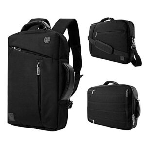 large 3 in 1 laptop backpack briefcase shoulder bag 17.3 inch for hp envy omen 17, for lg gram 17, for msi gs75 stealth, thinkpad p71 p72, vivobook pro 17, rog chimera, for razer blade pro