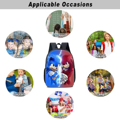 Gbawxoz Cartoon Game Backpack Large Capacity Book Bag Multifunction Travel Daypack for Teen Laptop Bag 2