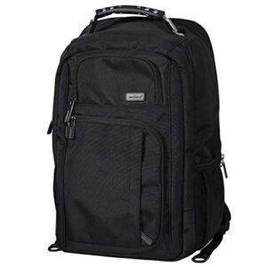 rockland professional usb laptop backpack, black, large
