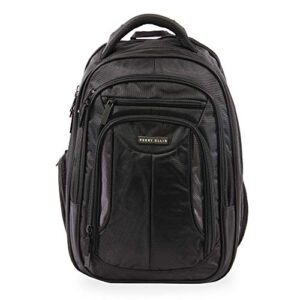 perry ellis m160 business laptop backpack, black, one size