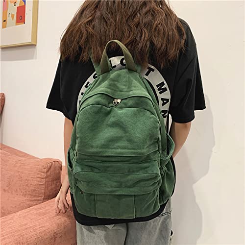 GAXOS Laptop Backpack for Women Travel Canvas Backpack for Women Vintage Aesthetic Backpack for School