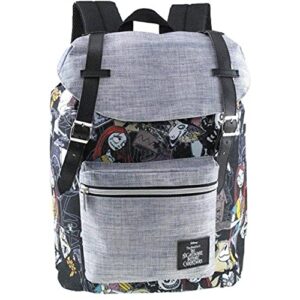 disney nightmare before christmas pattern vintage style 16″ school backpack – limited edition