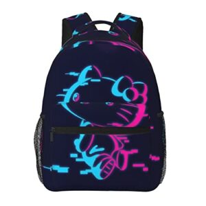 Cartoon Cat Backpack Casual Travel Bookbag Fashion Laptop Backpack