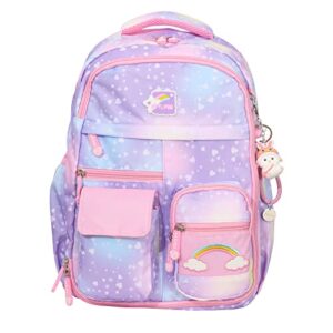stylifeo backpack for girls, bookbag elementary school bags anti-theft waterproof school backpack for girls teens