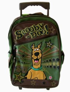 scooby doo large rolling backpack – super star
