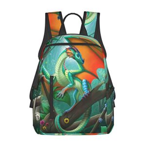 travel laptop anime ​casual backpack camping cyclingo outdoor activitie daily life bag 14.6”x10.2”x4.9”medium-size