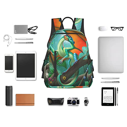 Travel Laptop Anime ​casual Backpack Camping Cyclingo Outdoor Activitie Daily Life Bag 14.6”X10.2”X4.9”Medium-Size