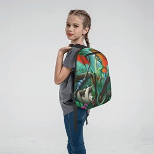 Travel Laptop Anime ​casual Backpack Camping Cyclingo Outdoor Activitie Daily Life Bag 14.6”X10.2”X4.9”Medium-Size