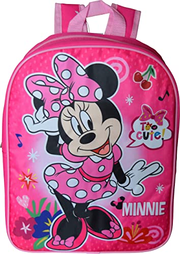Ruz Minnie Mouse Girl's 15" Backpack (Pink)