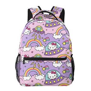 kawaii cat backpack shoulders casual daypack for girl adult