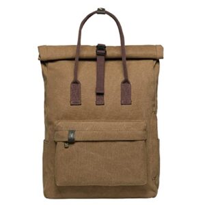 kaukko laptop backpack for women men,school college backpack (47-2-khaki)