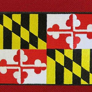 Maryland Flag Backpack MEDIUM CLASSIC Style With Laptop Sleeve